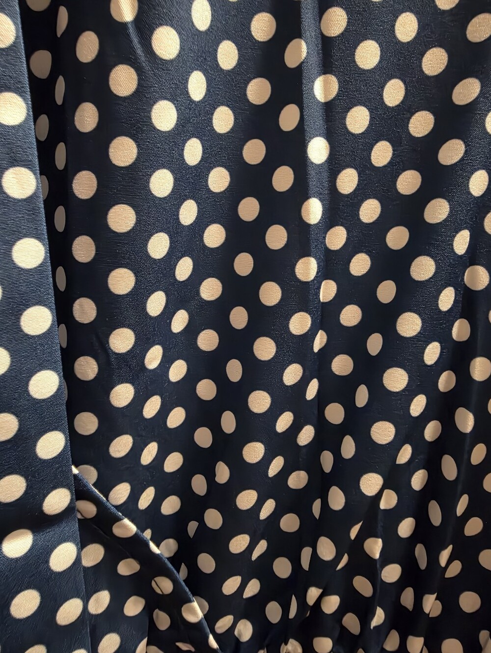 Kohl's Blue Polka Dot Short-Sleeve Maxi Dress - Picture 6 of 7